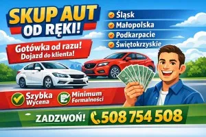 Sprzedaj samochód od ręki - skup aut w Twoim regionie | Gotówka od ręki